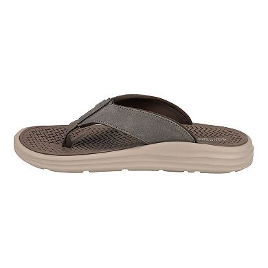 Dockers® Men's Faux Canvas Flip Flop Sandals
