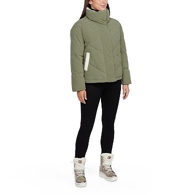 Juniors' Hurley Fairsky Quilted Corduroy Puffer Jacket