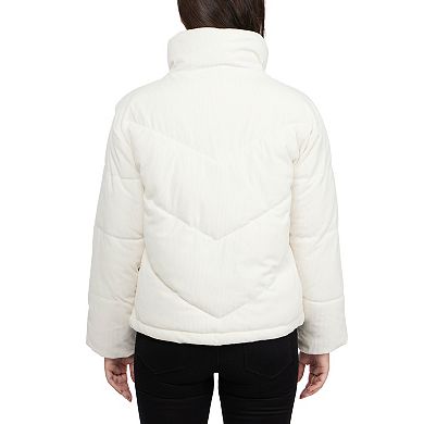 Juniors' Hurley Fairsky Quilted Corduroy Puffer Jacket