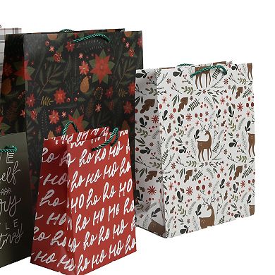 Assorted Holiday Gift Bags 5pk