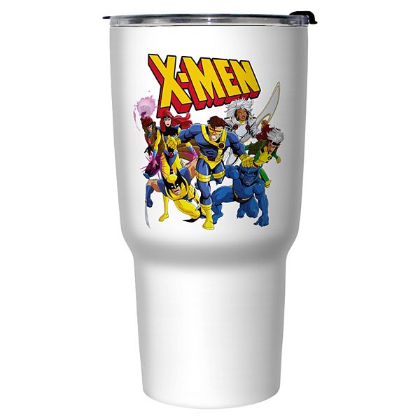 X-Men 90's Cartoon Group Shot 27-oz. Stainless Steel Travel Mug, Grey