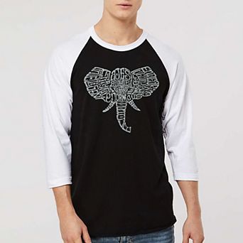 Tusks - Men's Raglan Baseball Word Art T-shirt