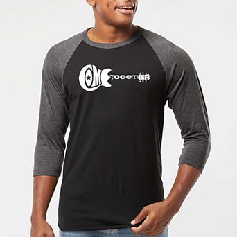 COME TOGETHER - Men's Raglan Baseball Word Art T-shirt