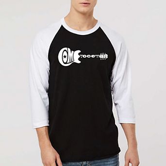 COME TOGETHER - Men's Raglan Baseball Word Art T-shirt
