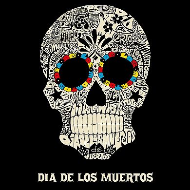 Dia De Los Muertos - Men's Raglan Baseball Word Art T-shirt