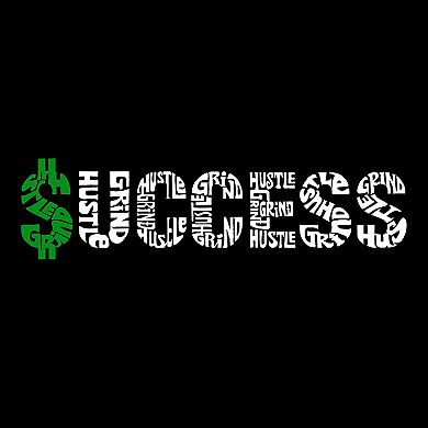 Success - Men's Raglan Baseball Word Art T-shirt