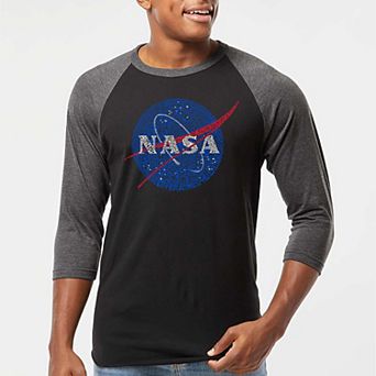 NASA's Most Notable Missions - Men's Raglan Baseball Word Art T-shirt