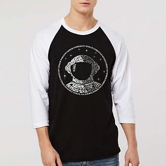 I Need My Space Astronaut - Men's Raglan Baseball Word Art T-shirt