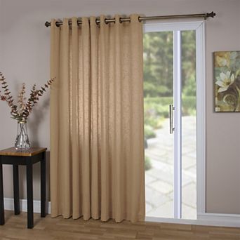 Grasscloth Lined Grommet Panel w/Wand