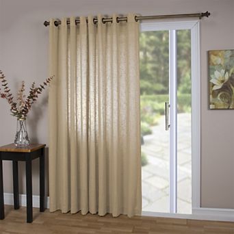Grasscloth Lined Grommet Panel w/Wand