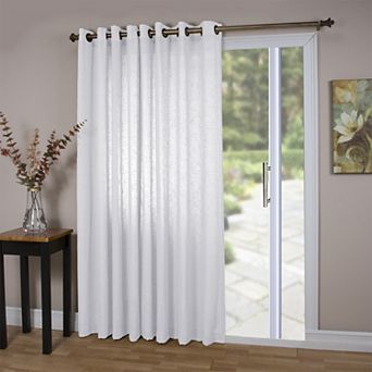 Grasscloth Lined Grommet Panel w/Wand