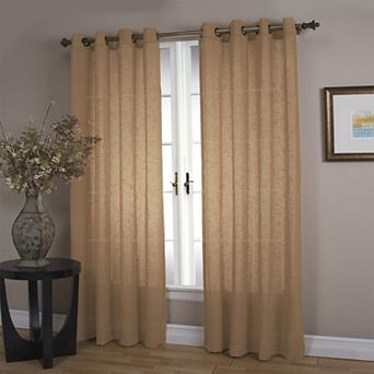 Grasscloth Lined Grommet Panel w/Wand
