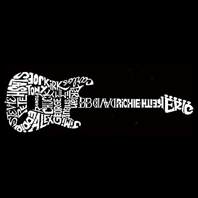 Rock Guitar - Men's Raglan Baseball Word Art T-shirt