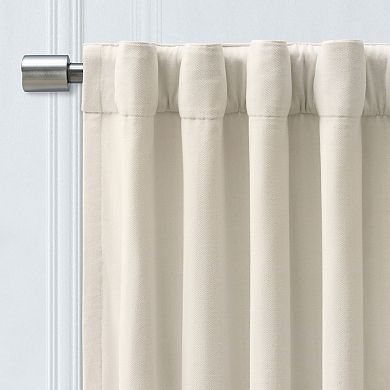 Chevron Unlined Rod Pocket W/back Tabs Panel Curtain