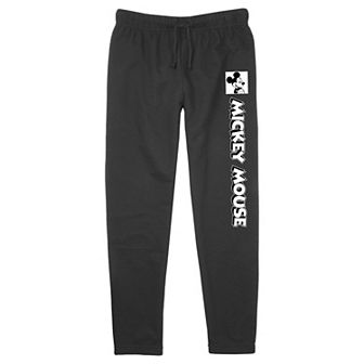 Disney's Mickey Mouse Juniors' Vintage Box Graphic Jogger Pants