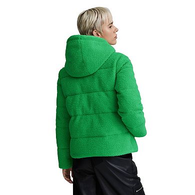 Women's NVLT Hooded Berber Puffer Jacket