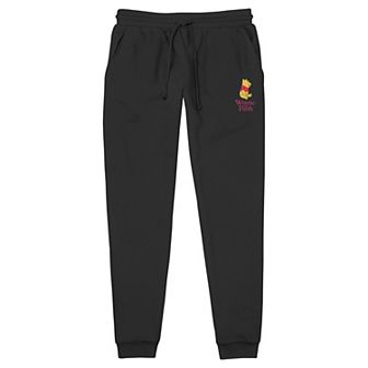 Disney's Winnie the Pooh Men's Tumble Pooh Sit Banded Bottom Pajama Pants