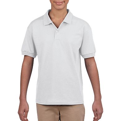 DryBlend Childrens Unisex Jersey Polo Shirt