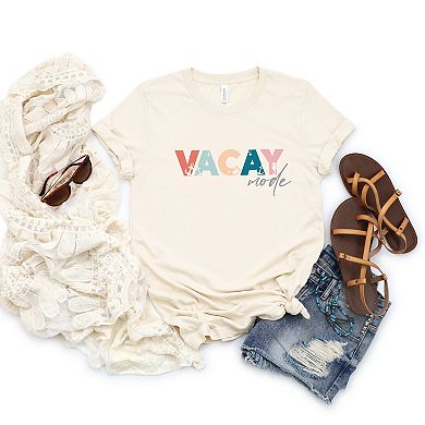 Simply Sage Market Vacay Mode Colorful Short Sleeve Tee