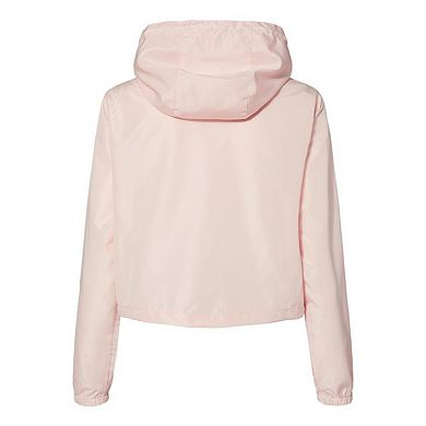 Independent Trading Co. Women´s Lightweight Quarter-zip Pullover Crop Windbreaker