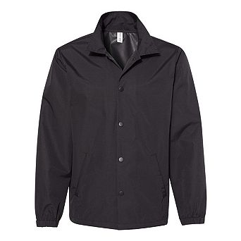 Independent Trading Co. Water-Resistant Windbreaker Coachs Jacket