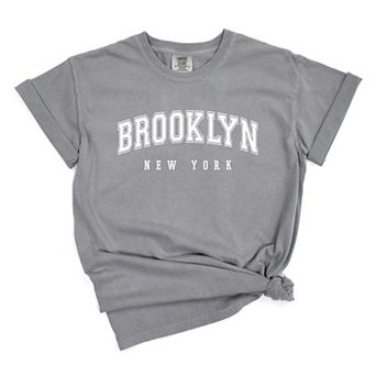 Brooklyn New York - Women's Garment Dyed Graphic T-Shirt