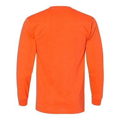 Bayside Long Sleeve T-Shirt with a Pocket