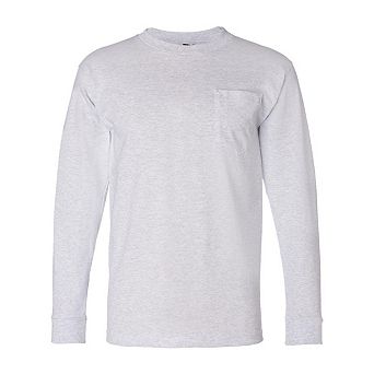 Bayside Long Sleeve T-Shirt with a Pocket