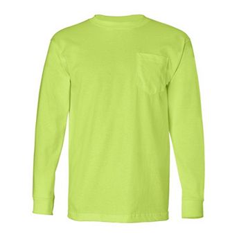 Bayside Long Sleeve T-Shirt with a Pocket