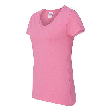 Gildan Heavy Cotton Womens V-Neck T-Shirt