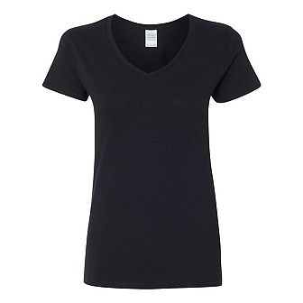 Gildan Heavy Cotton Womens V-Neck T-Shirt