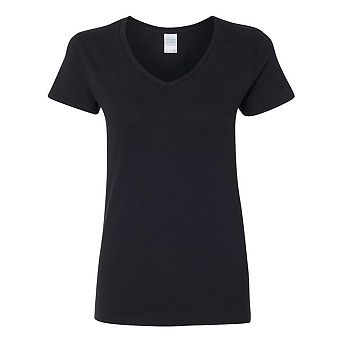 Gildan Heavy Cotton Womens V-Neck T-Shirt