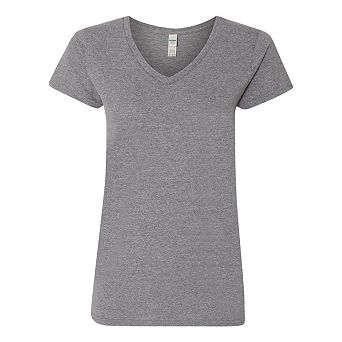 Gildan Heavy Cotton Womens V-Neck T-Shirt