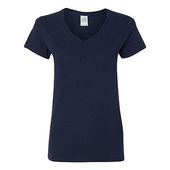 Gildan Heavy Cotton Womens V-Neck T-Shirt