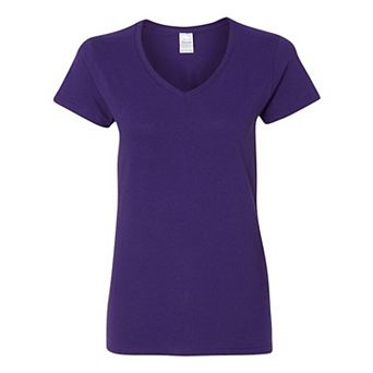 Gildan Heavy Cotton Womens V-Neck T-Shirt