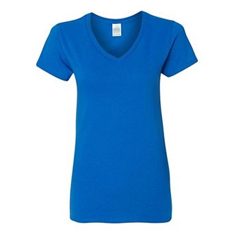 Gildan Heavy Cotton Womens V-Neck T-Shirt