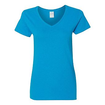Gildan Heavy Cotton Womens V-Neck T-Shirt