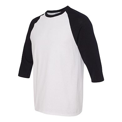 Gildan Heavy Cotton Raglan Three-quarter Sleeve T-shirt