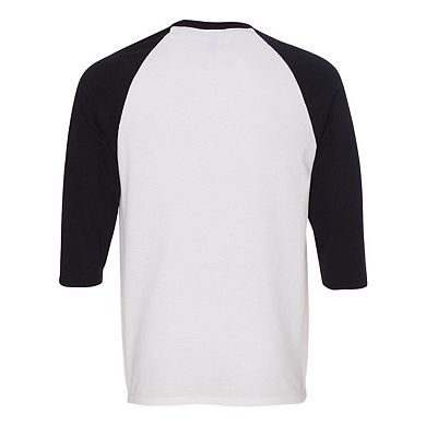 Gildan Heavy Cotton Raglan Three-quarter Sleeve T-shirt