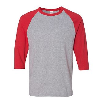 Gildan Heavy Cotton Raglan Three-Quarter Sleeve T-Shirt
