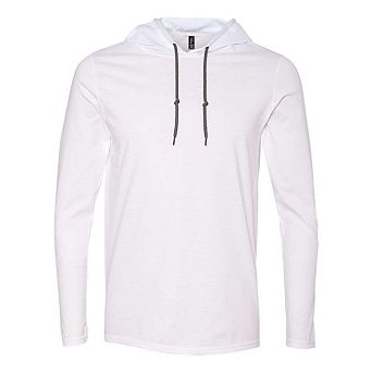 Gildan Softstyle Lightweight Hooded Long Sleeve T-Shirt