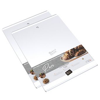 Baker's Secret 2x Extra Thick 18" Flat Pure Aluminum Cookie Sheet, Commercial Grade