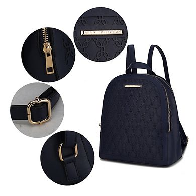 MKF Collection Sloane Multi compartment Backpack by Mia K.