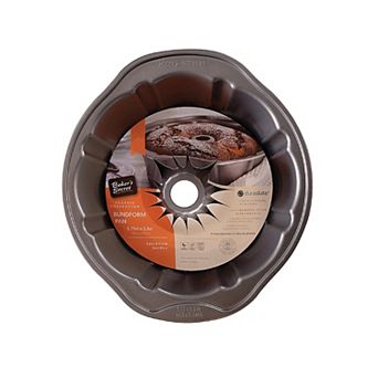 Baker's Secret Non-stick Fluted Cake Pan 3.5"x10.8"x11.8" Classic Line Carbon Steel