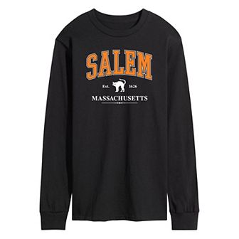 Men's Collegiate Salem Massachusetts Long Sleeve Graphic Tee