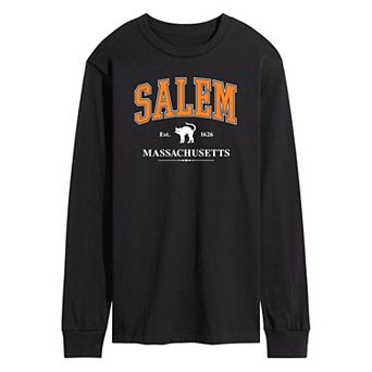 Men's Collegiate Salem Massachusetts Long Sleeve Graphic Tee