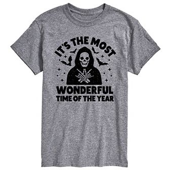 Men's Most Wonderful Time of Year Grim Reaper Graphic Graphic Tee