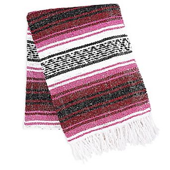 Zulay Home Hand Woven Yoga Blanket & Outdoor Blanket