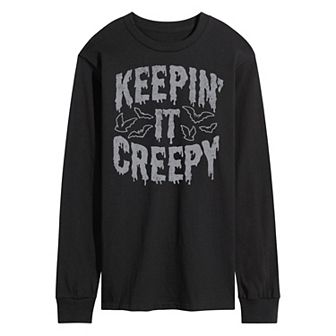 Men's Keepin It Creepy Long Sleeve Graphic Tee