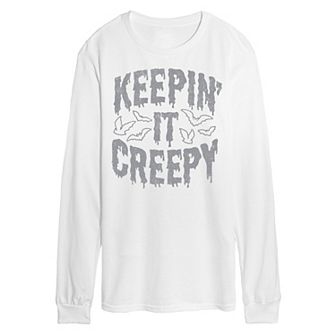 Men's Keepin It Creepy Long Sleeve Graphic Tee
